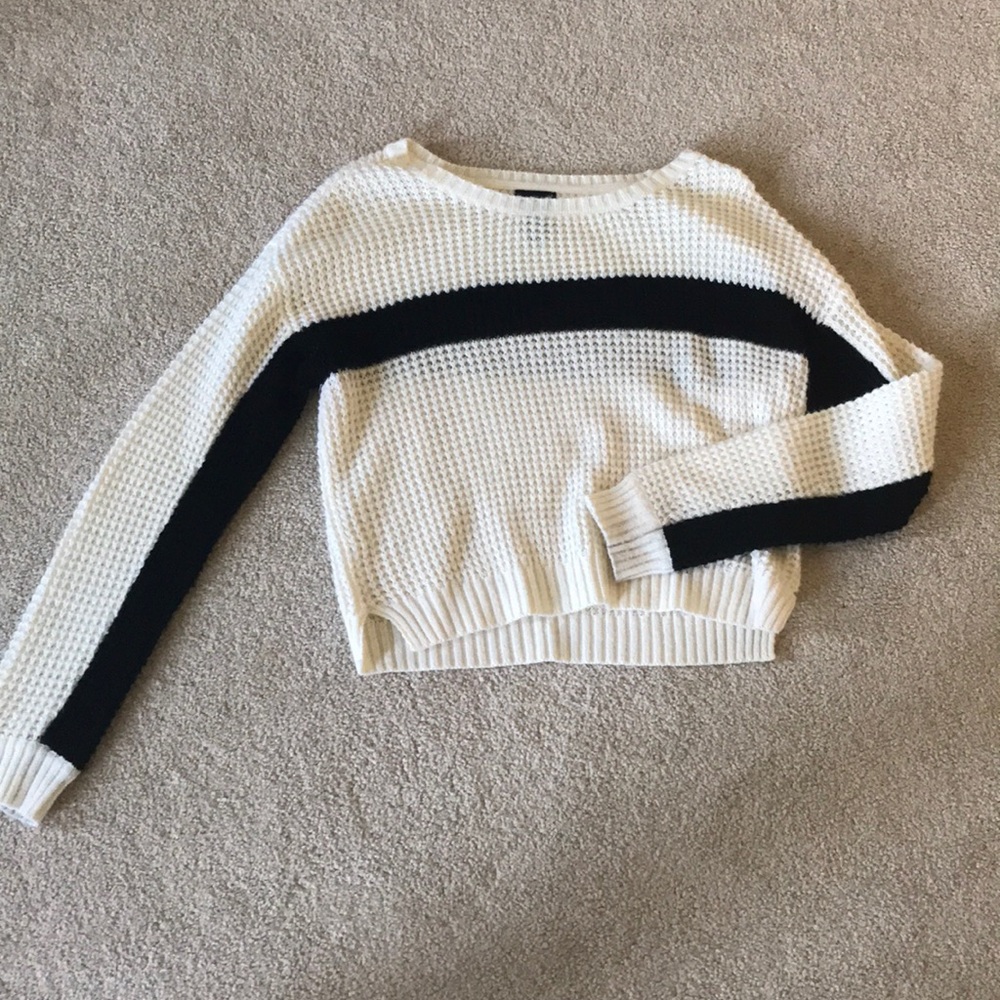 Black and White Sweater